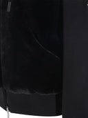 Jacheta Moose Knuckles, fur hooded jacket, Negru