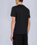 Tricou Moose Knuckles, CRESCENT TEE, Short-sleeved, Regular, Negru