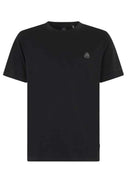 Tricou Moose Knuckles, CRESCENT TEE, Short-sleeved, Regular, Negru