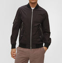 Jacheta MOOSE KNUCKLES, black Moose Knuckles Courville Bomber Crinkle