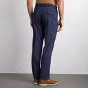 PANTALONI STEFANO RICCI , Logo Insert, Flap Pockets, Wool, Navy Blue
