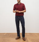 PANTALONI STEFANO RICCI , Logo Insert, Wool, Navy Blue