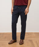 PANTALONI STEFANO RICCI , Logo Insert, Wool, Navy Blue