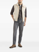 Jeans BRUNELLO CUCINELLI,denim iconic fit five-pocket trousers, Gri