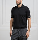 Tricou BRUNELLO CUCINELLI, Polo Design, Logo, Black