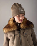 Caciula Moose Knuckles, LOGO ICON WOOL BEANIE, Bej
