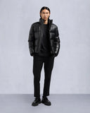 Geaca Moose Knuckles, Puffer Design, Black