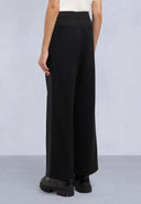 Pantaloni Moose Knuckles, MIX MEDIA WIDE LEG PANT, Black