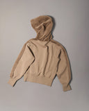 HANORAC Moose Knuckles, Mixed Media Bunny Hoodie, Bej