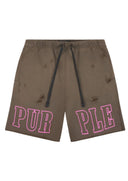 Bermude PURPLE, Slab Outline shorts