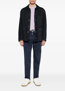 Pantaloni ELEVENTY, Stretch cottton pants, Bleumarin