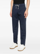 Pantaloni ELEVENTY, Stretch cottton pants, Bleumarin