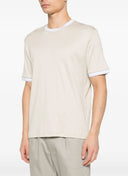 Tricou ELEVENTY, cotton jersey t-shirt, Beige