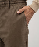 PANTALONI STEFANO RICCI , Logo Insert, Wool, Beige