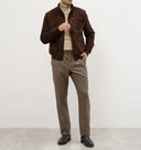 PANTALONI STEFANO RICCI , Logo Insert, Wool, Beige