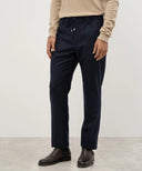 PANTALONI STEFANO RICCI , Logo Insert, Wool, Black