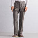 PANTALONI STEFANO RICCI , Logo Insert, Wool, Casual, Grey