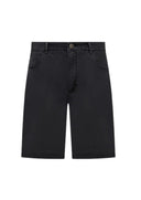 Pantaloni scurti STEFANO RICCI, Logo Insert, Short Model, Black