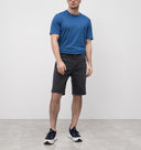 Pantaloni scurti STEFANO RICCI, Logo Insert, Short Model, Black