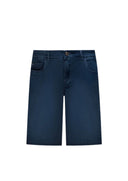 Pantaloni scurti STEFANO RICCI, Logo Insert, Short Model, Blue