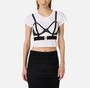 Tricou ELISABETTA FRANCHI, Jersey T-shirt with bra