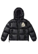 Geaca ALPHASTYLE, Kudu Double Hood Down Jacket, Negru