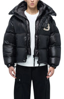 Geaca ALPHASTYLE, Kudu Double Hood Down Jacket, Negru