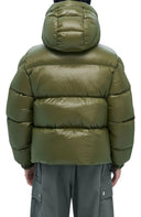 Geaca ALPHASTYLE, Kudu Double Hood Down Jacket, Verde