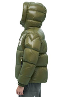 Geaca ALPHASTYLE, Kudu Double Hood Down Jacket, Verde