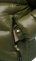 Geaca ALPHASTYLE, Kudu Double Hood Down Jacket, Verde