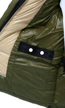 Geaca ALPHASTYLE, Kudu Double Hood Down Jacket, Verde
