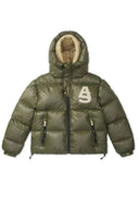 Geaca ALPHASTYLE, Kudu Double Hood Down Jacket, Verde