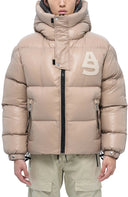 Geaca ALPHASTYLE, Kudu Double Hood Down Jacket, Crem