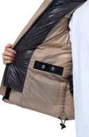 Geaca ALPHASTYLE, Kudu Double Hood Down Jacket, Crem