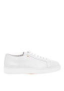 Sneakers SANTONI, Casual, Leather, Alb