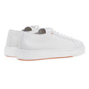 Sneakers SANTONI, Casual, Leather, Alb