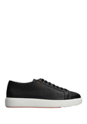 Sneakers SANTONI, Damps Sneakers In Black Leather