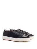 Sneakers SANTONI, Damps Sneakers In Black Leather