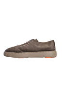 Sneakers SANTONI,Godfrey Sneakers In Brown Suede