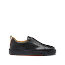 Loafers SANTONI, Sport slip-on,Black