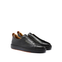 Loafers SANTONI, Sport slip-on,Black