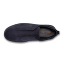 Loafers SANTONI, suede loafers, Dark Blue