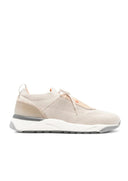 Sneakers SANTONI, Stretch Knit, Beige