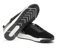 Sneakers SANTONI,  black stretch knit sneaker