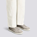 Santoni lace-up sneakers-Beige