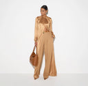 BLUZA ELISABETTA FRANCHI,Blouse in shiny jersey fabric