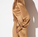 BLUZA ELISABETTA FRANCHI,Blouse in shiny jersey fabric
