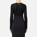 Bluza ELISABETTA FRANCHI, Jersey top with gold button