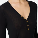 Bluza ELISABETTA FRANCHI, Jersey top with gold button