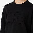 BLUZA ELISABETTA FRANCHI, Logo brodat, Negru